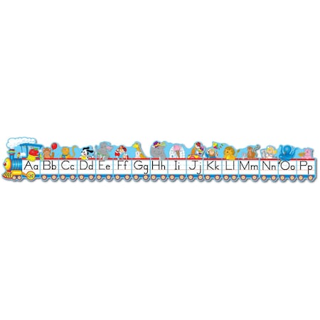 Carson Dellosa Alphabet Train Bulletin Board Set, Traditional Manuscript 1787